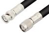 TNC Male to BNC Male Cable 72 Inch Length Using RG213 Coax - PE33969-72 - Pasternack