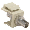 Snap-in ST Fiber Keystone Module, White - 101815WT - Computer Network Accessories, Inc.