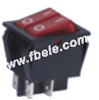 Double-poles Rocker Switch -- RS-2101-1A ON-OFF - Image
