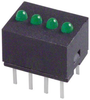 Indicator, Led Pcb, 4Led, 2Mm, Green, 2.4V; Led Color Dialight - 30K2766 - Newark, An Avnet Company