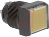 SWITCH, ILLUMINATED, PUSHBUTTON, SHORT BODY PANEL SEAL, SPDT, AMBER LED -- 70192129