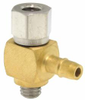 10-32 Thread to Barb and 10-32 Thread, Street Tee Adjustable Position - MTM - Beswick Engineering Co., Inc.