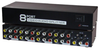 8 Way Audio Video (3RCA) Splitter - 2903-SF-08 - SFCable.com