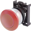 PUSHBUTTON, MUSHROOM HEAD PUSHBUTTON OPERATOR, MOMENTARY, RED BUTTON, SILVER BEZ -- 70057773