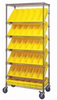 Wire Shelving - Slanted Shelving - Bin Units - WRS-7-602