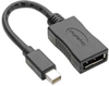 Mini DisplayPort to DisplayPort Adapter—4K x 2K @ 60 Hz, Keyspan, Black, 6 in. -- P139-06N-DP4K6B