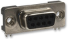 D Sub Connector, Right Angle, 190 Series, De, Receptacle, 9, Steel, Surface Mount Rohs Compliant Norcomp - 67W0567 - Newark, An Avnet Company