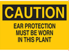 Ear Protection Sign - 43036 - Brady Corporation