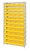 Bins & Systems - 4'' Shelf Bins (QSB Series) - Wire Shelving Units - WR12-108 - Image