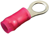 Terminal, Ring Tongue, #10, Crimp, Red; Stud Size - Metric Amp - Te Connectivity - 66H7453 - Newark, An Avnet Company