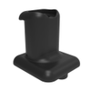 Flexible Draw Latch Keeper, Front Mount, Glass-filled Nylon, Black - F7-537 - Southco