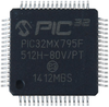 Microcontroller Mcu, 32 Bit, Pic32, 80Mhz, Tqfp-64; Product Range Microchip - 47T5618 - Newark, An Avnet Company