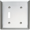 Combination Openings, 1 Toggle Switch & 1 Blank -- SS114 - Image