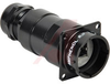 connector,metal circ,panel mount receptw/bkshl,metal gland,rj 45,black finish - 70026557 - Allied Electronics, Inc.