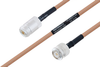 MIL-DTL-17 N Female to TNC Male Cable 60 Inch Length Using M17/128-RG400 Coax - PE3M0075-60 - Pasternack