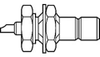 RF Coaxial Panel Mount Connector - 228216-1 - Richardson RFPD