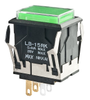 SWITCH PUSH SPDT 0.4VA 28V - LB15RKG01-6F-JF - NKK Switches