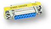 D Sub Connector Adaptor, Standard D Sub, Receptacle, 15, Standard D Sub, Receptacle, 15 Rohs Compliant Videk - 74M7799 - Newark, An Avnet Company
