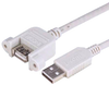 Usb Cable, A Plug-A Rcpt, 11.8; Connector To Connector L-Com - 23T9572 - Newark, An Avnet Company
