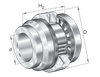Needle Roller Axial Cylindrical Roller Bearings - ZARN90180-L-TV-A - Pacific International Bearing, Inc.