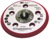 3M Stikit 20442 Hard Red PSA Disc Pad - 5 in Diameter - 3/8 in Thick - 5/16-24 External Thread Attachment - 051141-20442 - R. S. Hughes Company, Inc.