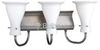 Three-Light Wall Bracket Light Fixture - P3147-03 - bulbs.com