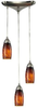 110-3ES Mini Pendants-3 Light Cluster - 415875 - Capital Lighting, Inc.