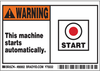 Machine/Equipment Labels - 86902 - Brady Corporation