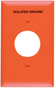 Engraved & Pad Printed Isolated Ground - TP7IG - Legrand