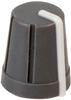 Knob, Soft Touch, D Shaft, Grey; Shaft Type Multicomp - 74M0186 - Newark, An Avnet Company