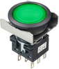 Pb Switch, Dpdt, 24Vac/dc, Solder, Green; Product Range Idec - 47AC9183 - Newark, An Avnet Company