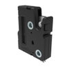 Electronic Rotary Push-to-Close Latch, Delayed Relock, With Door and Latch Status Switch, No Connector, 1/4-20 Thread, PC/ABS Plastic Housing, Bulk Packaged - R4-EM-9P1-150-1 - Southco