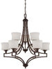 1P-7211-9-13 Mid. Chandeliers-Glass Up - 365084 - Capital Lighting, Inc.