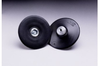3M 77740 Medium Black Roloc TS and TSM Disc Pad - 4 in DIA - 1/4 - 20 Internal Thread Attachment - 051144-77740 - R. S. Hughes Company, Inc.