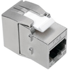 Keystone Jack Cat6a/Cat6/Cat5e, RJ45, Shielded, Dust Cap - Toolless, PoE/PoE+ Compliant, TAA -- N238-001-SH-TF