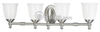 Four-Light Wall Bracket Light Fixture - P3041-09 - bulbs.com