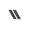 1 Meter long 3.117 mm Pitch, Acetal Resin, Black Roller Sprocket Chain -- A 6M 7M12-01 - Image