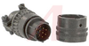 connector,metal circ,class e,str plug w/cable clamp,sz12,10 #20 solder pin cont - 70143425 - Allied Electronics, Inc.