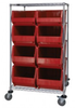 Wire Shelving - Carts - Bin Carts - WRC2-63-3036-974976 - Image