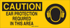 Brady B-120 Fiberglass Reinforced Polyester Rectangle Yellow Personal Protection Equipment (PPE) Sign - 17 in Width x 7 in Height - TEXT: CAUTION - 70303 - 754476-70303 - R. S. Hughes Company, Inc.