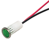 Led Indicator, Panel, 12.7Mm, Green, 28V; Led Color Vcc (Visual Communications Company) - 91Y7260 - Newark, An Avnet Company