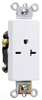 Duplex/Single Receptacle -- 26861-W - Image