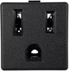 Conn, Nema 5-15R, 15A, 125Vac, Panel; Product Range Qualtek Electronics - 50AJ0585 - Newark, An Avnet Company