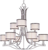 23036SWSN Mid. Chandeliers-Drum Shades - 666101 - Capital Lighting, Inc.