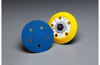 3M Stikit 45217 Medium Yellow PSA Disc Pad - 5 in Diameter - 3/4 in Thick - 5/16-24 External Thread Attachment - 051144-45217 - R. S. Hughes Company, Inc.