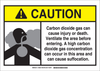 Brady B-401 Polystyrene Rectangle Yellow Chemical, Biohazard, Hazardous & Flammable Material Sign - 14 in Width x 10 in Height - 106050 - 662820-65824 - R. S. Hughes Company, Inc.