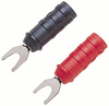 Spade Lug To Banana Jack, 15A, Black; Product Range Pomona - 77B1830 - Newark, An Avnet Company