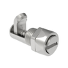 Compression Latch, Self-Adjusting, Miniature Size, Tool Locking, Slotted Recess, 1.5-4.8mm Panel, 0.8-7.1mm Grip, Stainless steel, Passivated, Silver - 27-10-501-20 - Southco