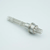 Thermocouple Feedthrough, Type E, 5 Pairs, 0.75″ Dia Stainless Steel Weld Adapter - A0184-3-W - MPF Products, INC.