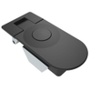 Compression Latch, Sealed Lever Latch, No Restriction, Non-locking, 1-11mm Panel, 29-45mm Grip, Zinc Alloy, Powder Coat, Black - C5-11-35-3 - Southco